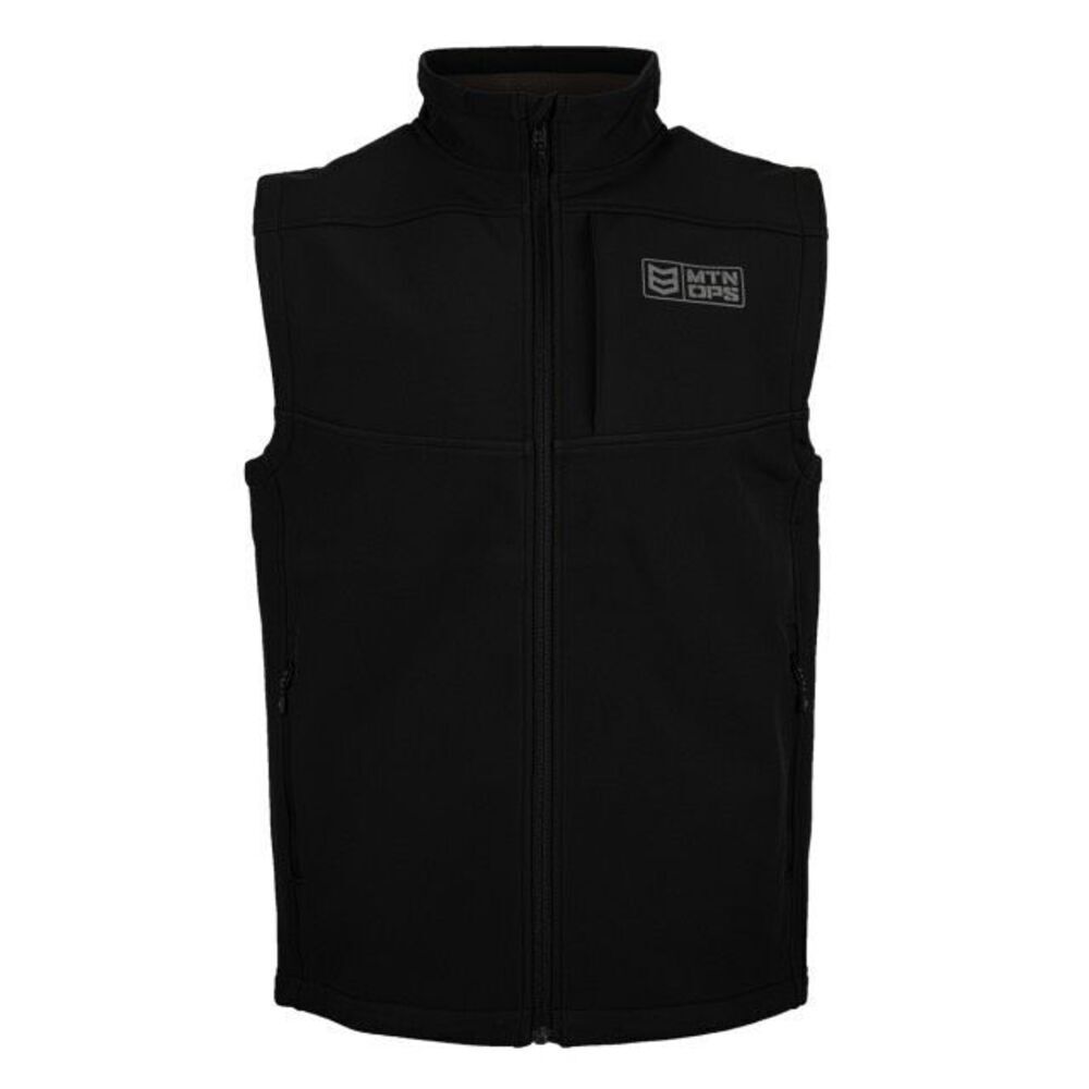 NWOT Mtn Ops Waterproof & Wind Resistant Pursuit Black Men's Vest Large